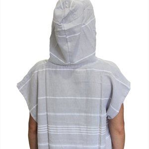 PONCHO BEACH SURF Boho Turkish Cotton Towel Hoodie